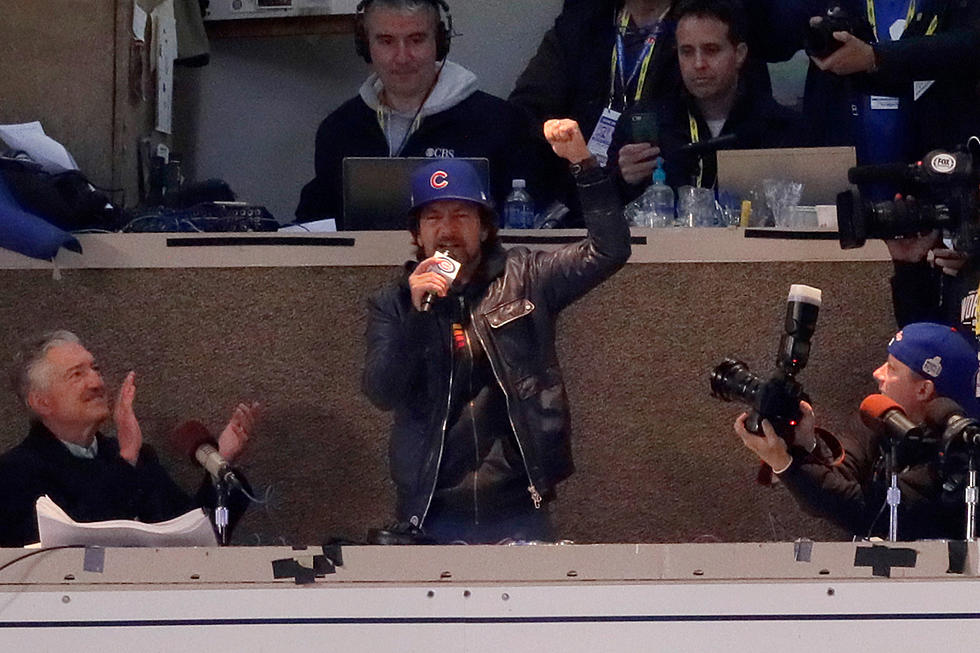 Pearl Jam’s Eddie Vedder Joins Voice of the Late Harry Caray During Chicago Cubs World Series Game 5 7th Inning Stretch