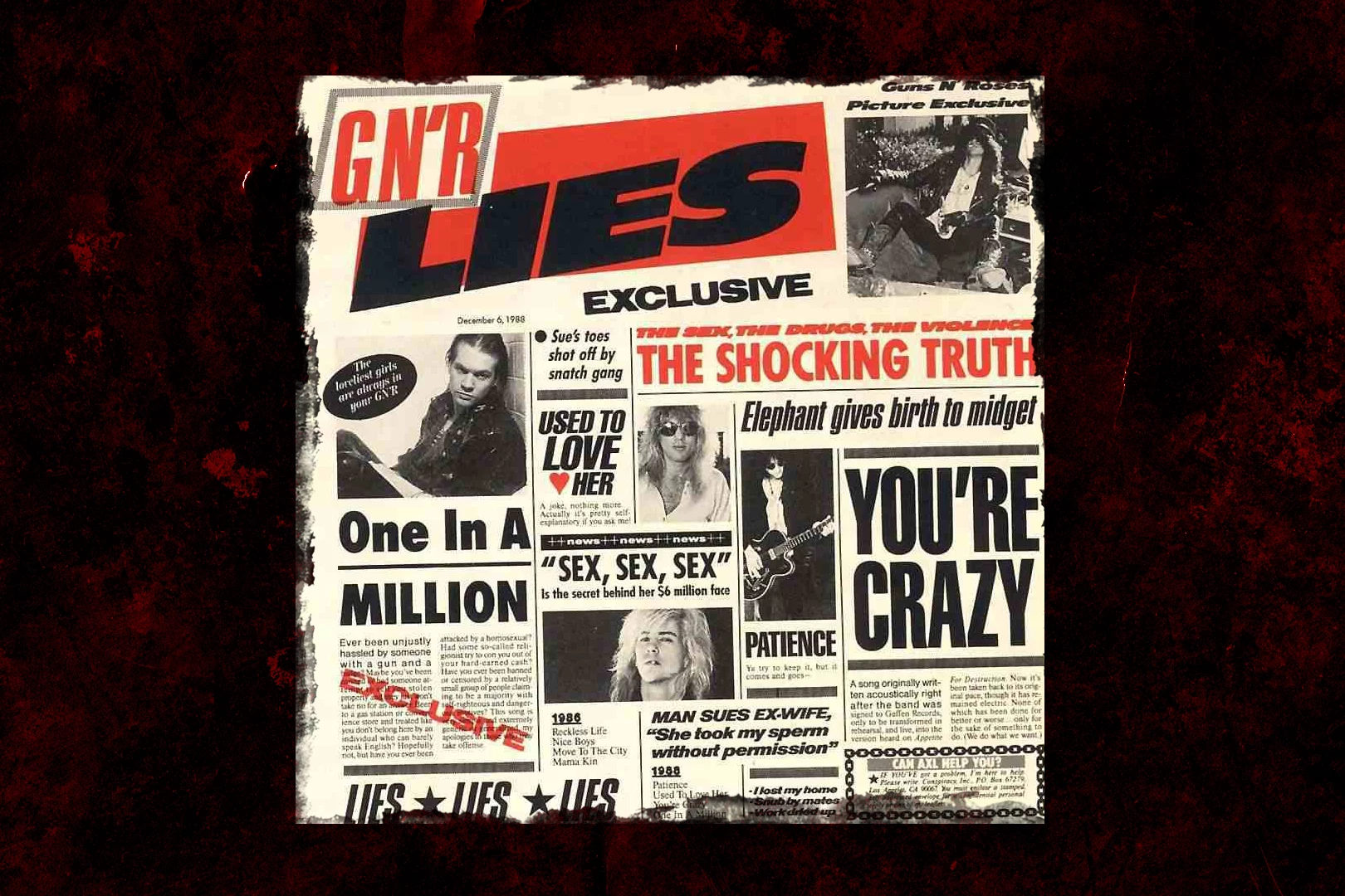 33 Years Ago: Guns N’ Roses Release ‘GN’R Lies’