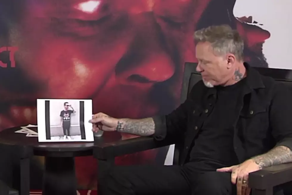 James Hetfield Judges Celebrities Wearing Metallica Shirts [Watch]