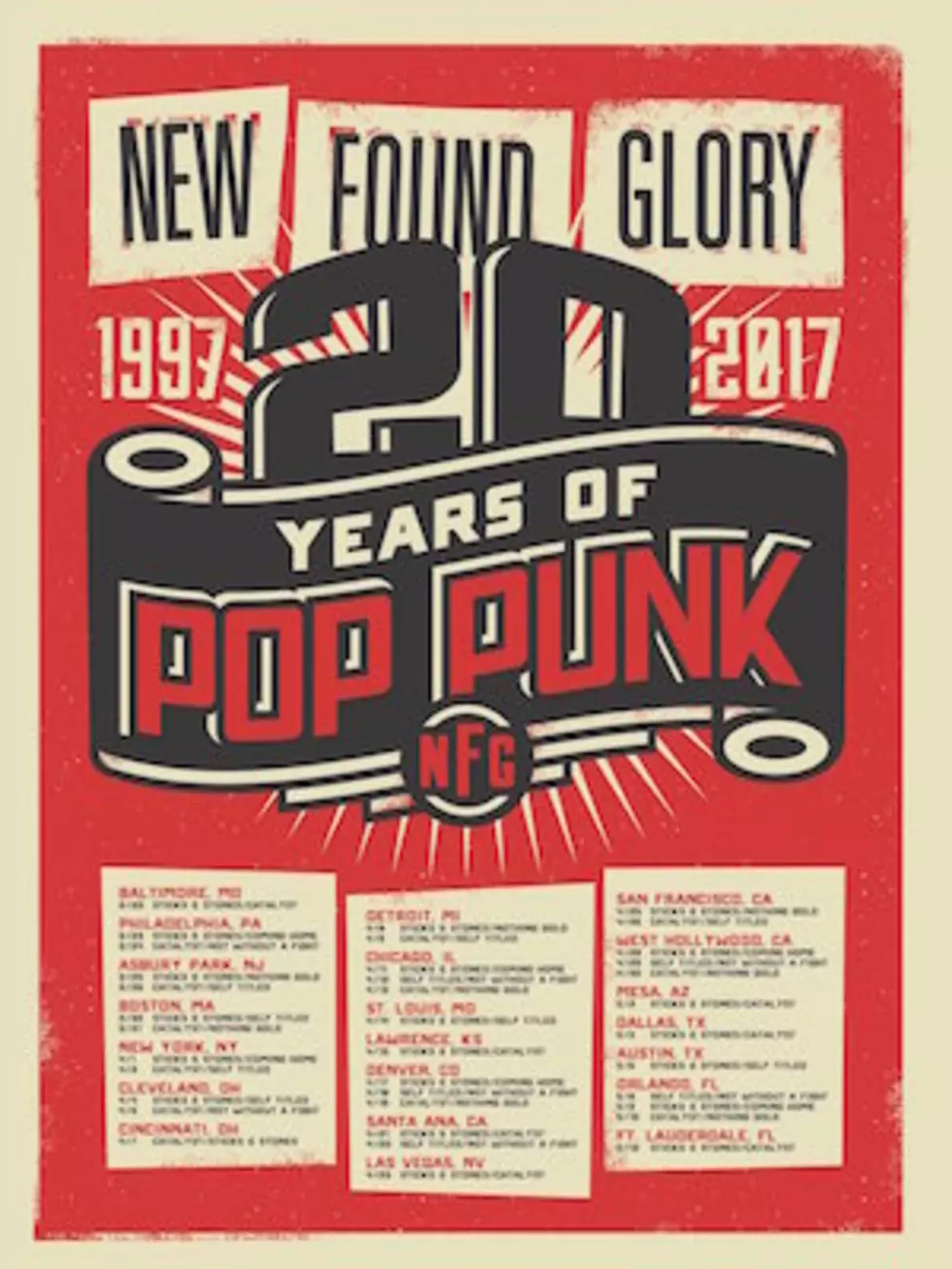 New Found Glory Playing Full Album Shows for 20th Anniversary Tour