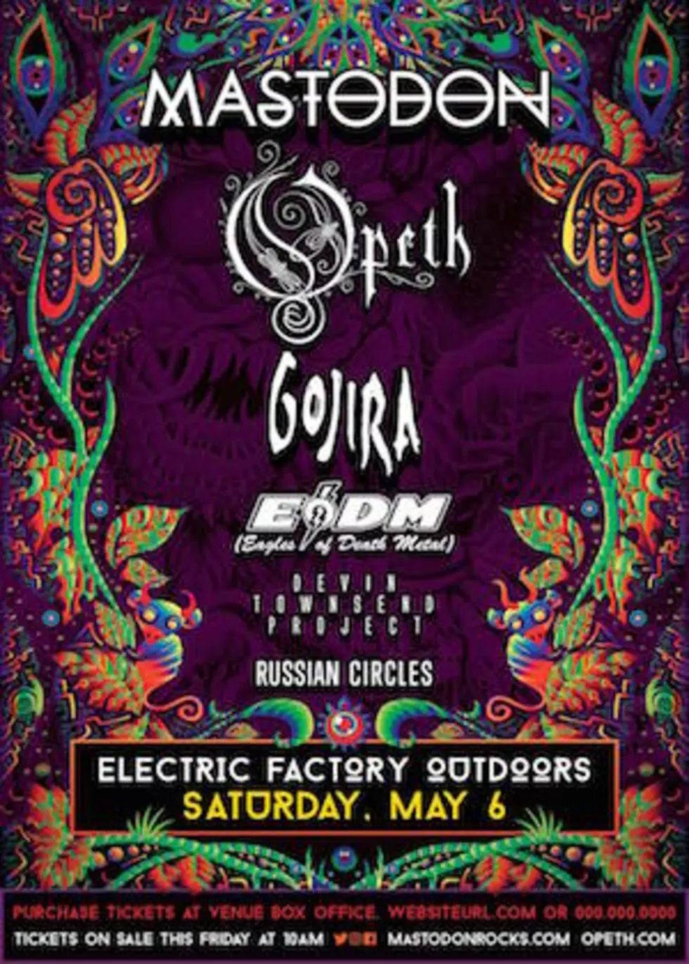 Mastodon, Opeth, Gojira, Eagles of Death Metal, Devin Townsend Project + Russian Circles Team Up For 2017 U.S. Show