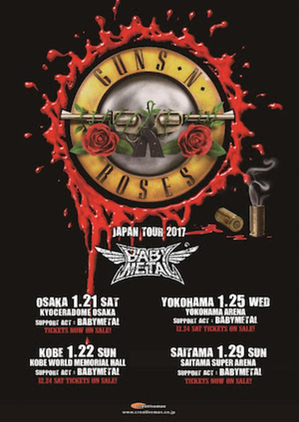 Babymetal to Open for Guns N' Roses in Japan