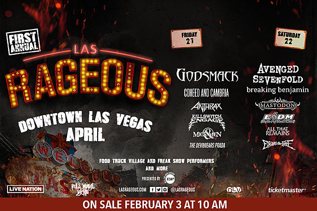 Godsmack + Avenged Sevenfold Headline First Annual Las Rageous Festival