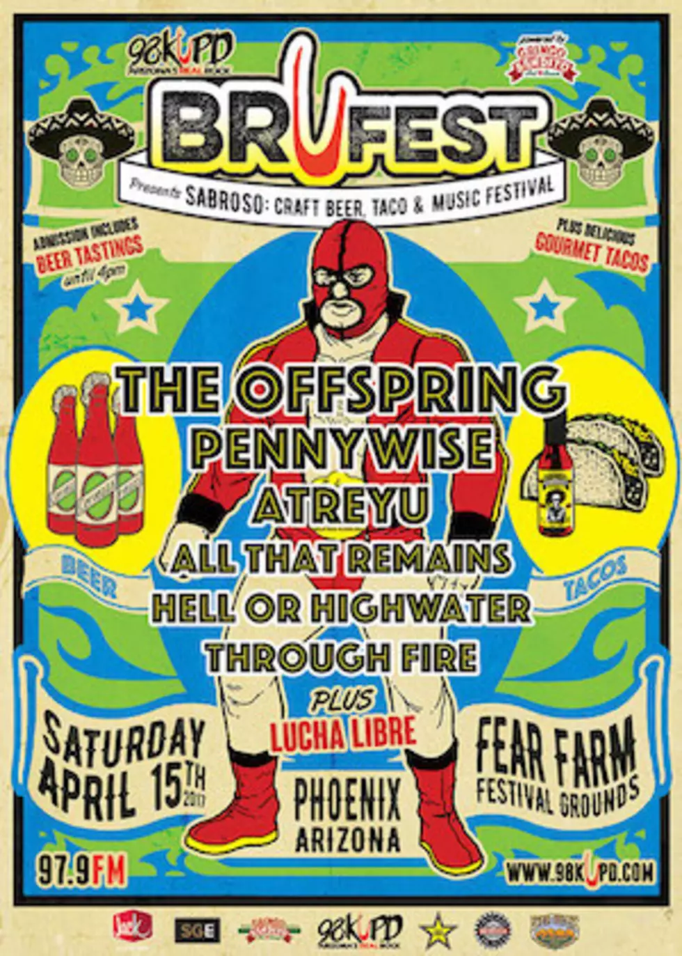 The Offspring, Atreyu, All That Remains + More Booked for 2017 Brufest