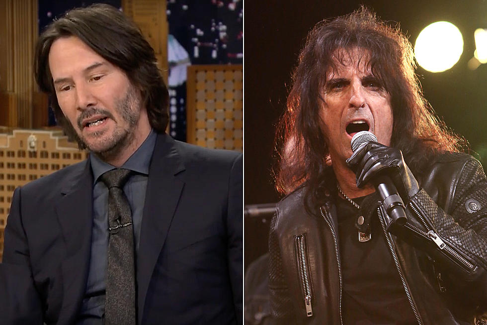 Keanu Reeves on the Time Alice Cooper Babysat for Him: ‘There Was Fake Poo in the Fridge’