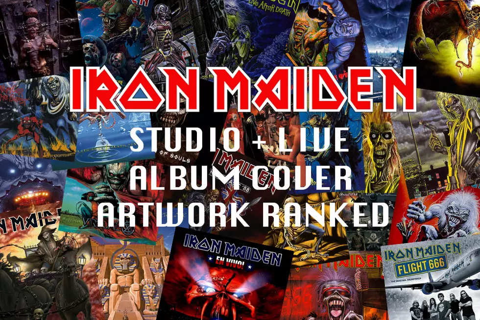 Iron Maiden Studio + Live Album Cover Artwork Ranked