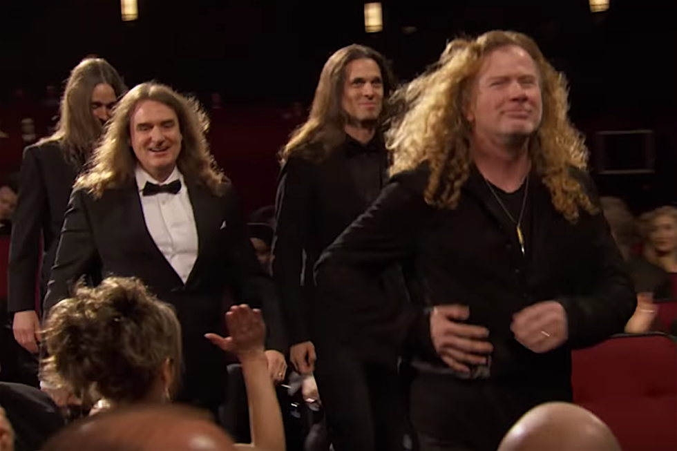 Grammy House Band Plays Metallica After Megadeth Win