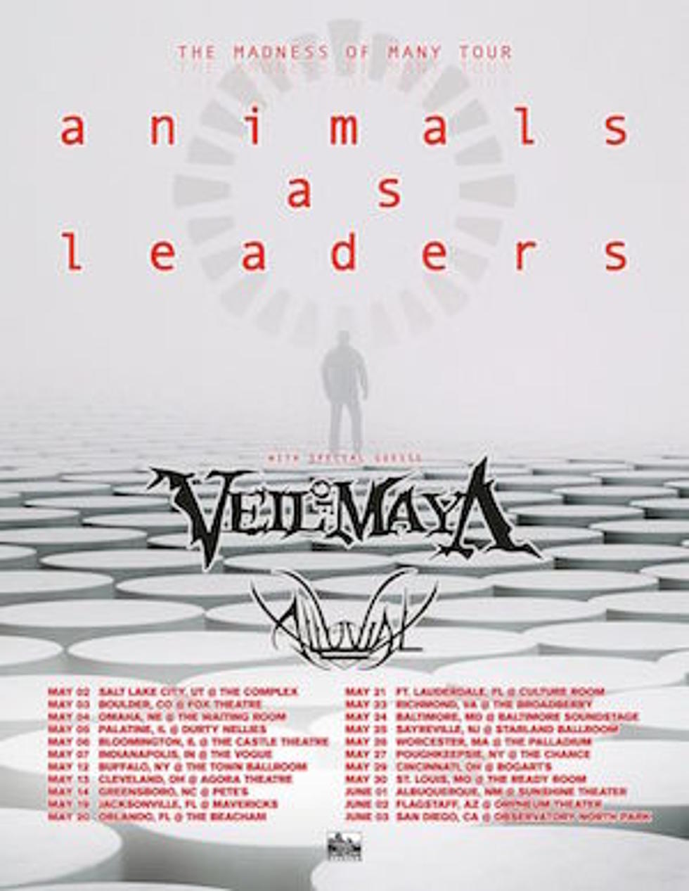 Animals as Leaders Announce &#8216;The Madness of Many&#8217; Tour With Veil of Maya + Alluvial