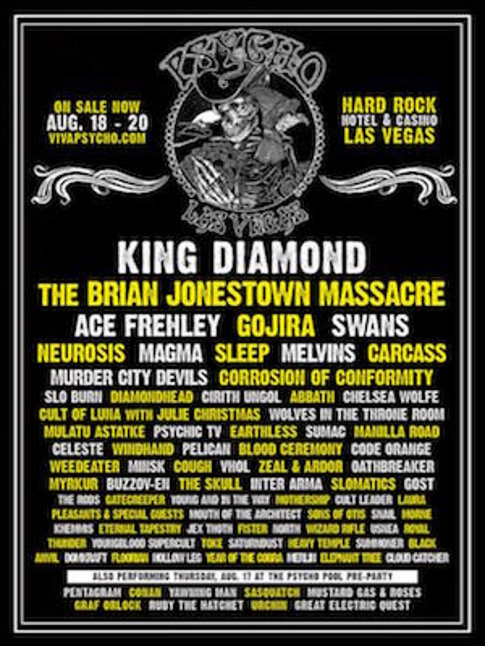 King Diamond, Ace Frehley, Gojira + More Added to 2017 Psycho Las Vegas Festival