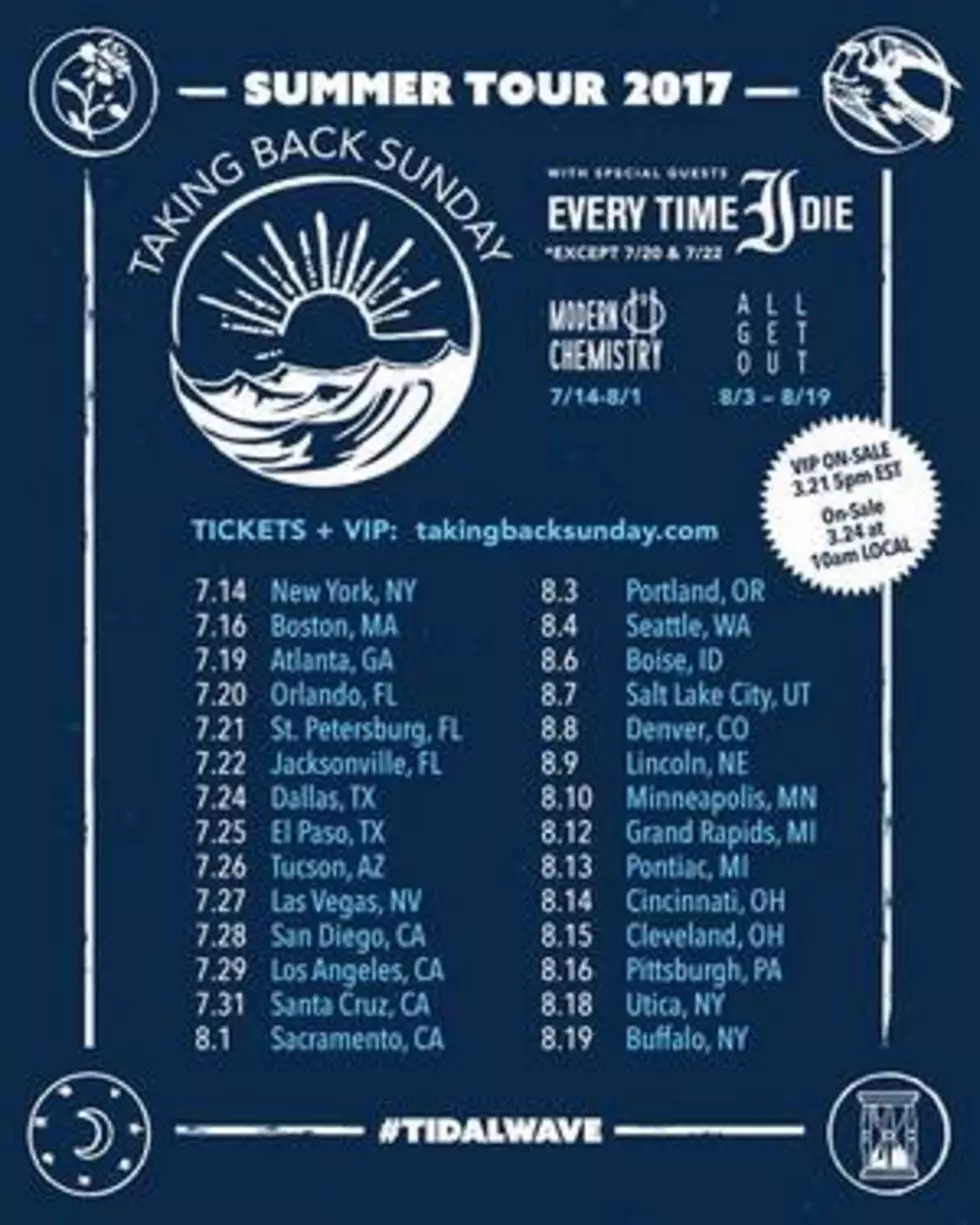 Taking Back Sunday Plan Summer Tour with Every Time I Die + More