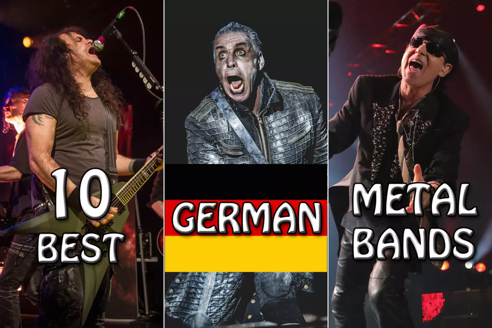 Best bans. German Rock Bands. Best German Metal. Deutsche Metal.