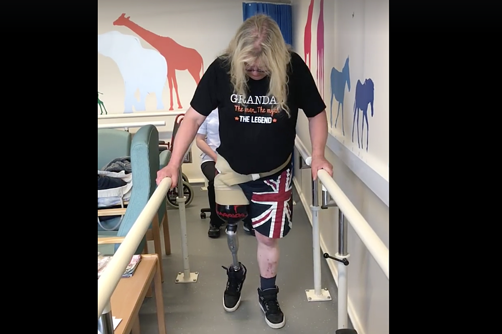 Grim Reaper&#8217;s Steve Grimmett Walks for First Time Since Leg Amputation, Shows Off Heavy Metal Prosthetic