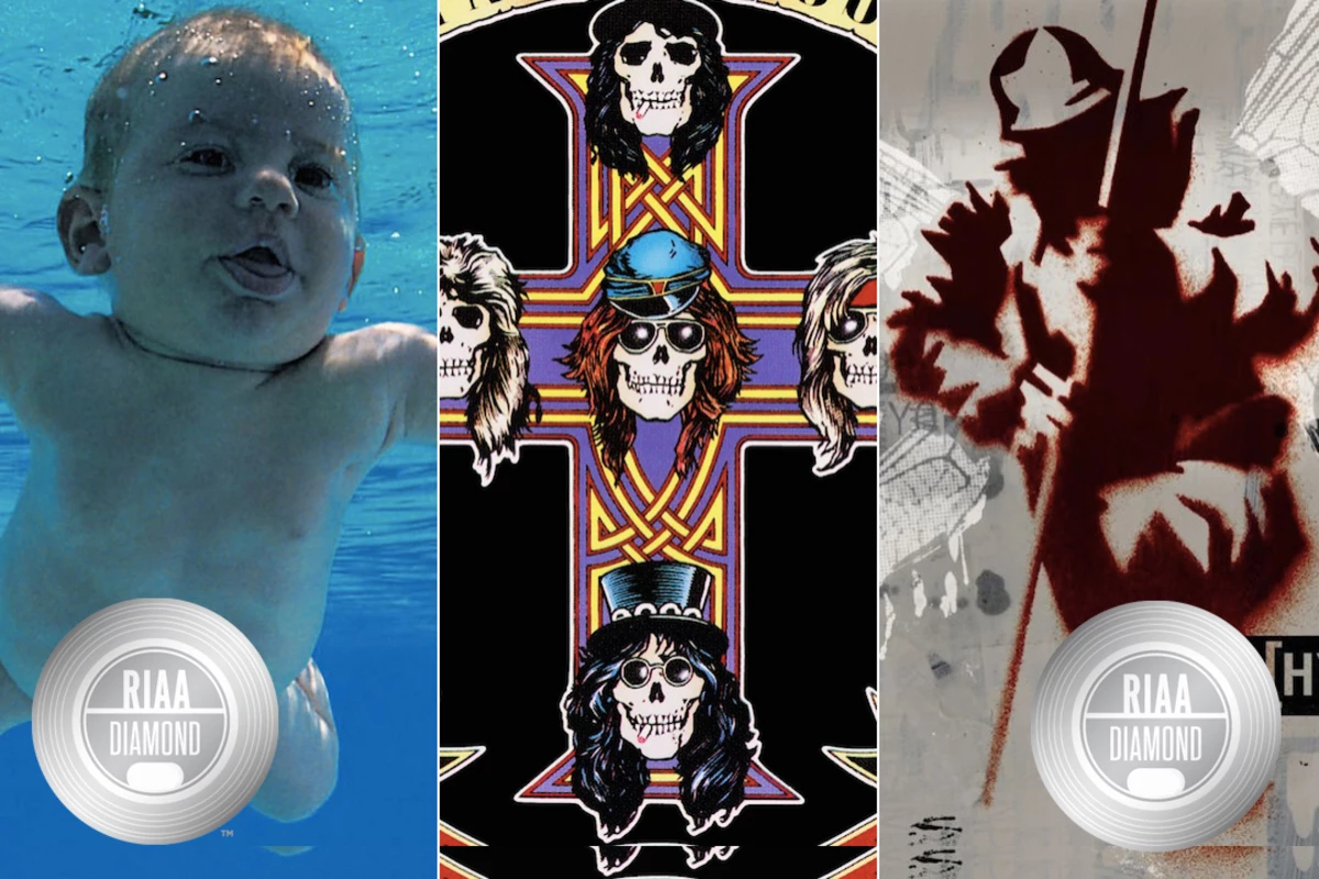 20 Best Selling Hard Rock + Metal Albums in the U.S.