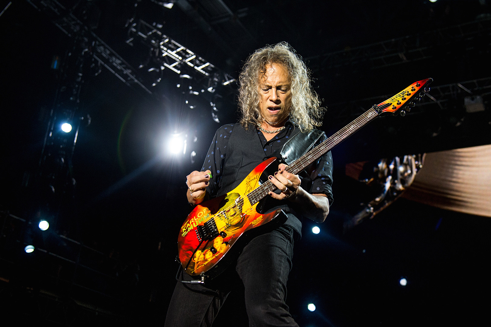 Metallica's Kirk Hammett Working on Riffs During Downtime