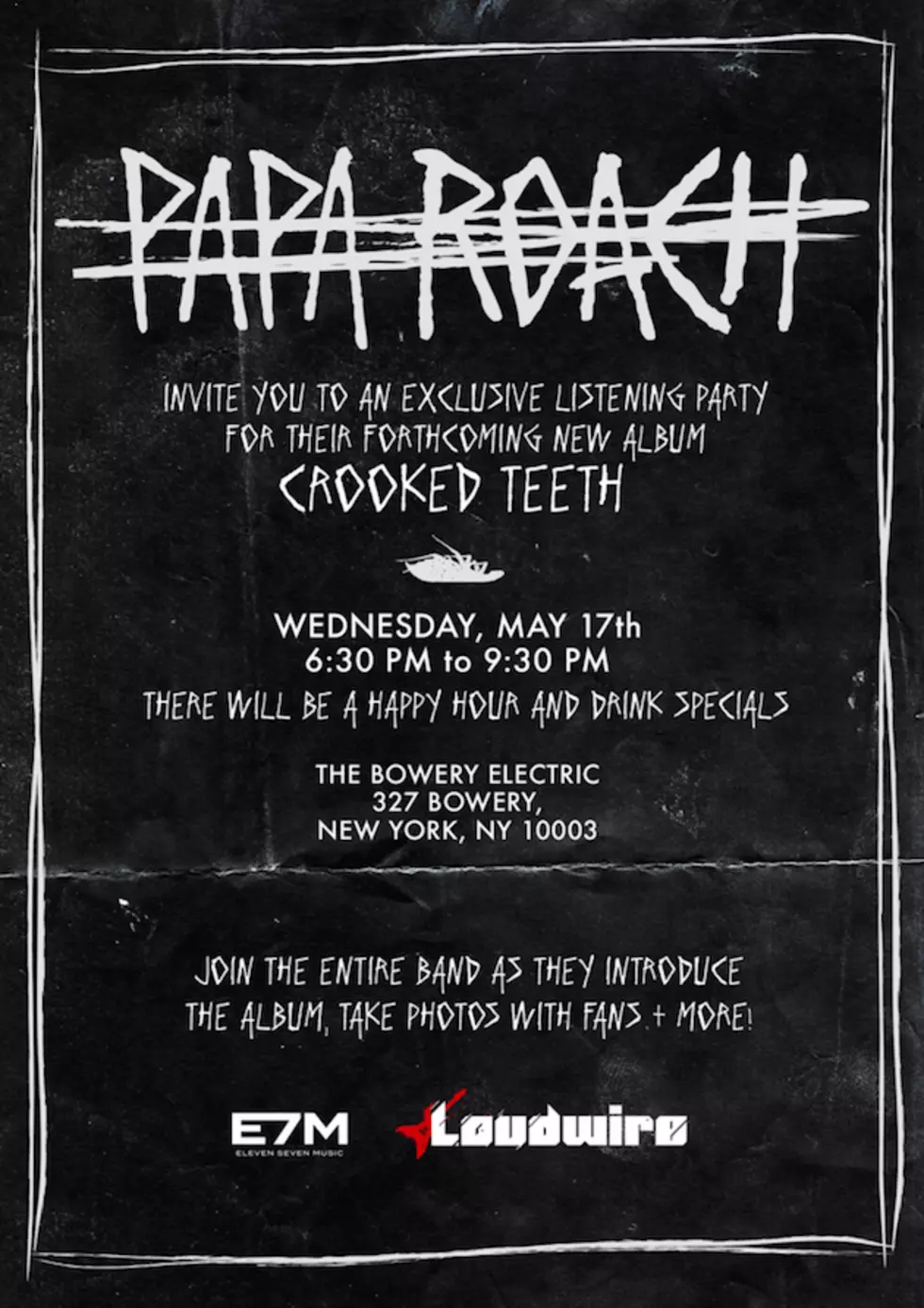 Papa Roach Listening Party in New York City: Hear the New Album &#8216;Crooked Teeth&#8217; + Meet the Band