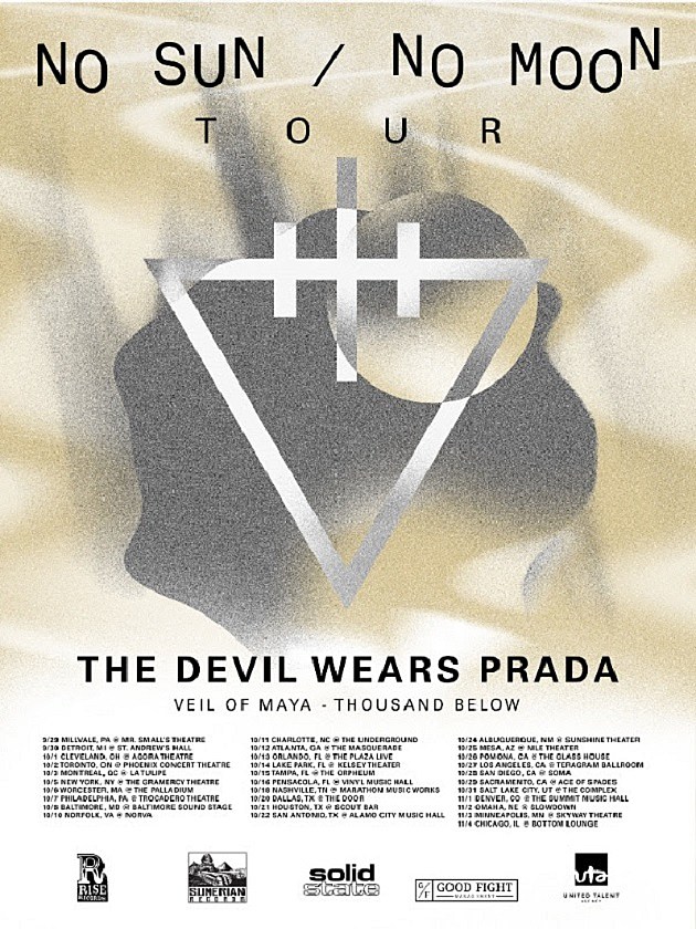 The Devil Wears Prada Announces 'No Sun / No Moon' Tour