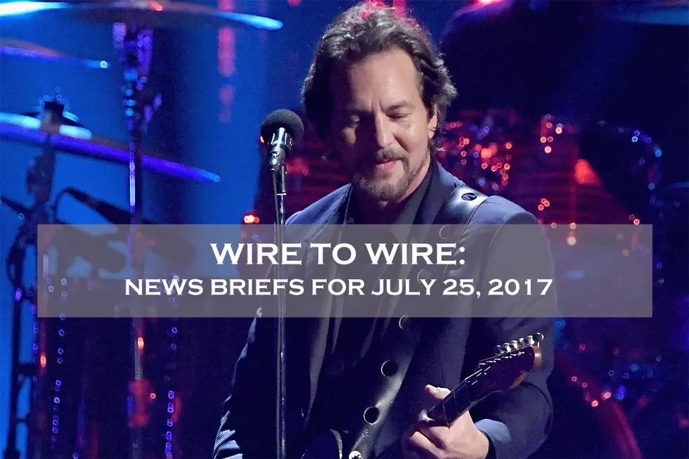 Wire-to-Wire: Eddie Vedder to Honor David Letterman, Plus News on Quiet Riot + More