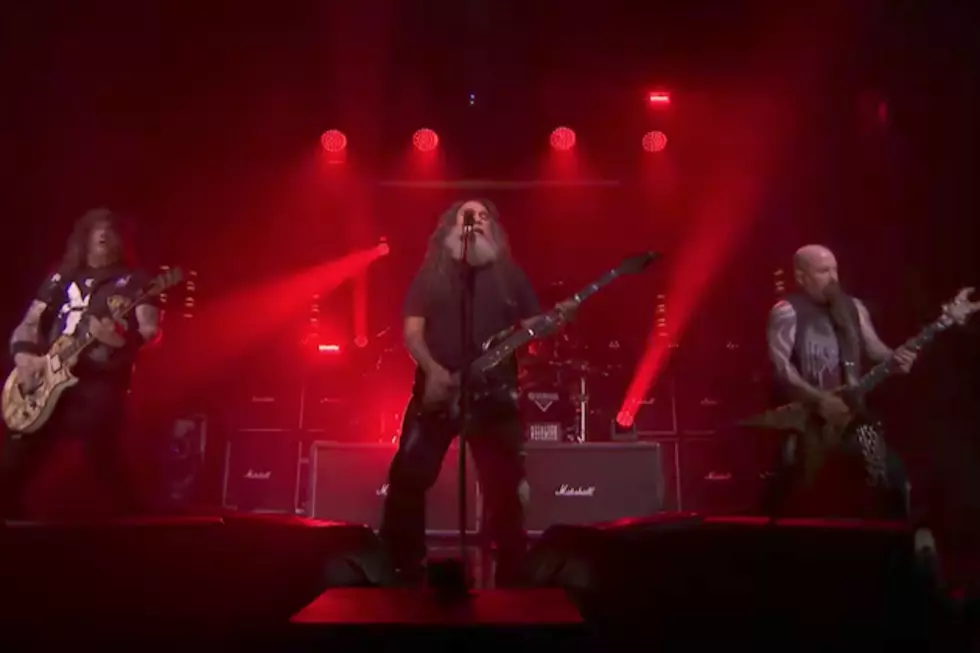 Slayer Pummel ‘The Tonight Show Starring Jimmy Fallon’ Audience With ‘Raining Blood’ Performance