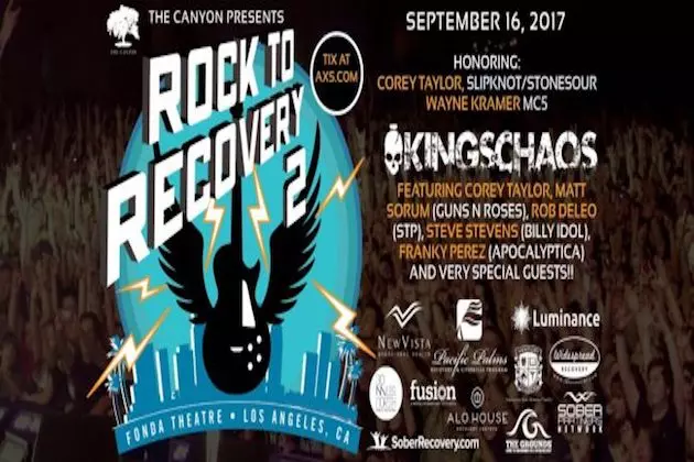 Corey Taylor + Wayne Kramer To Be Honored at Rock to Recovery 2 Benefit