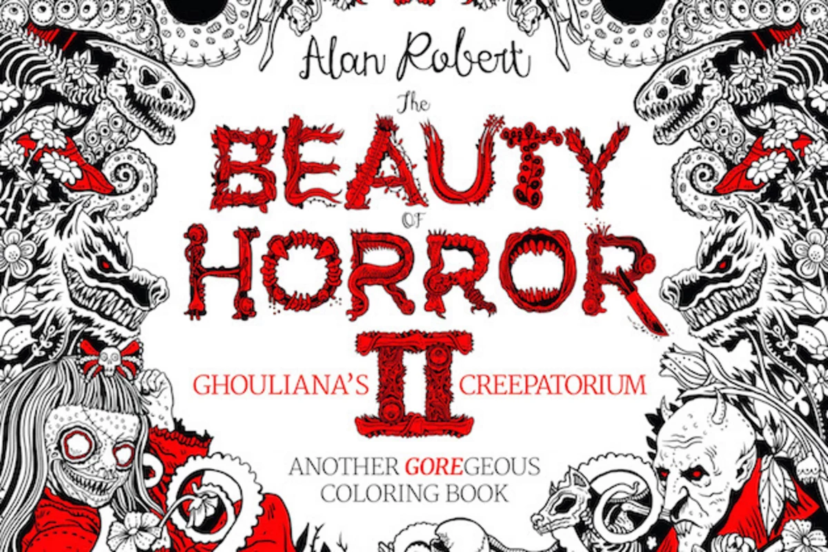 Download Alan Robert The Beauty Of Horror Ii Coloring Book Interview Page Downloads