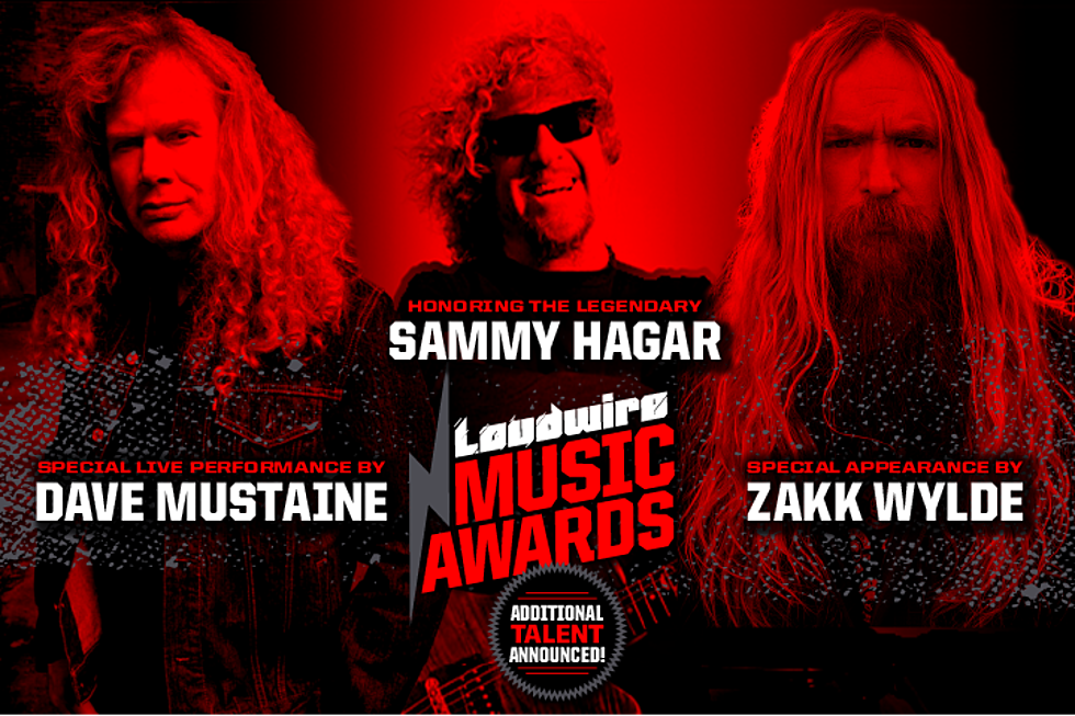 2017 Loudwire Music Awards Adds Dave Mustaine, Sammy Hagar, Zakk Wylde, More
