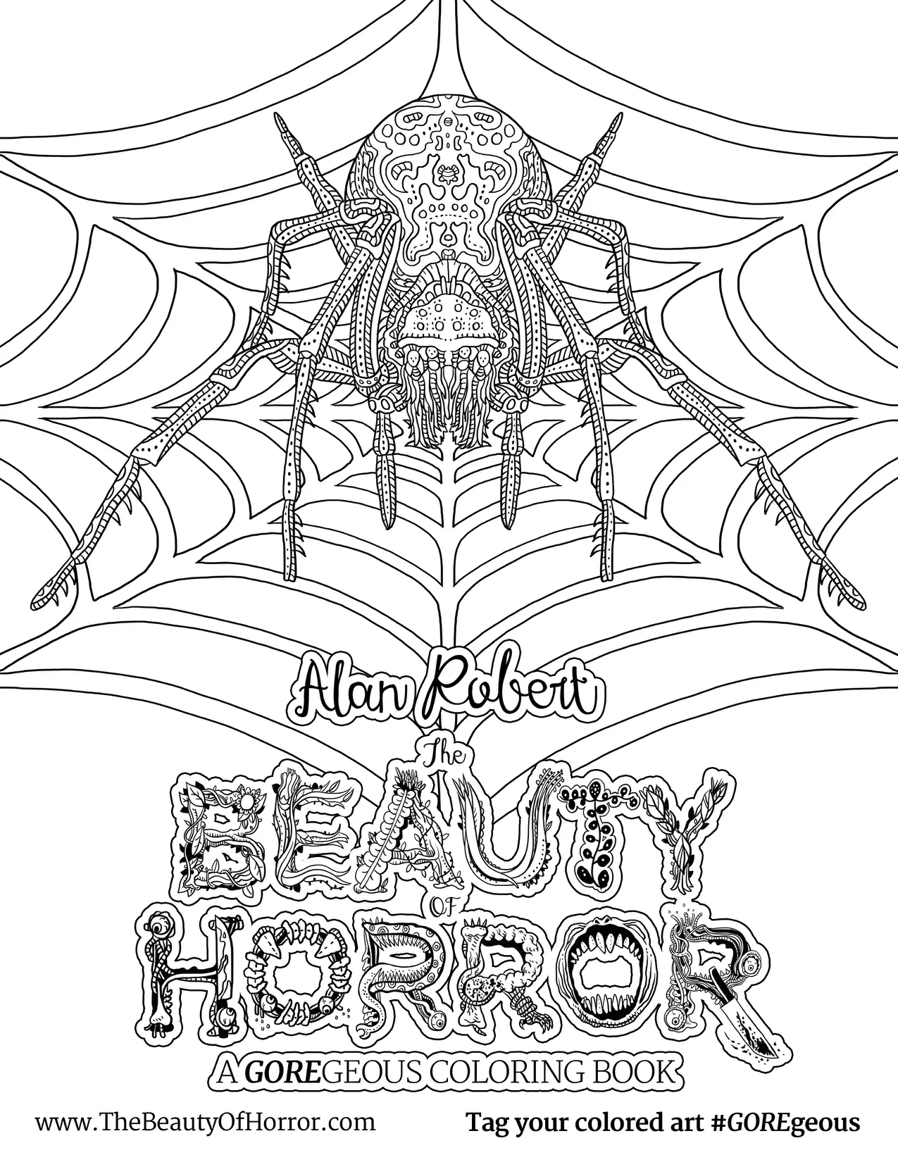 Alan Robert & 'The Beauty of Horror II' Coloring Book [Interview + ...