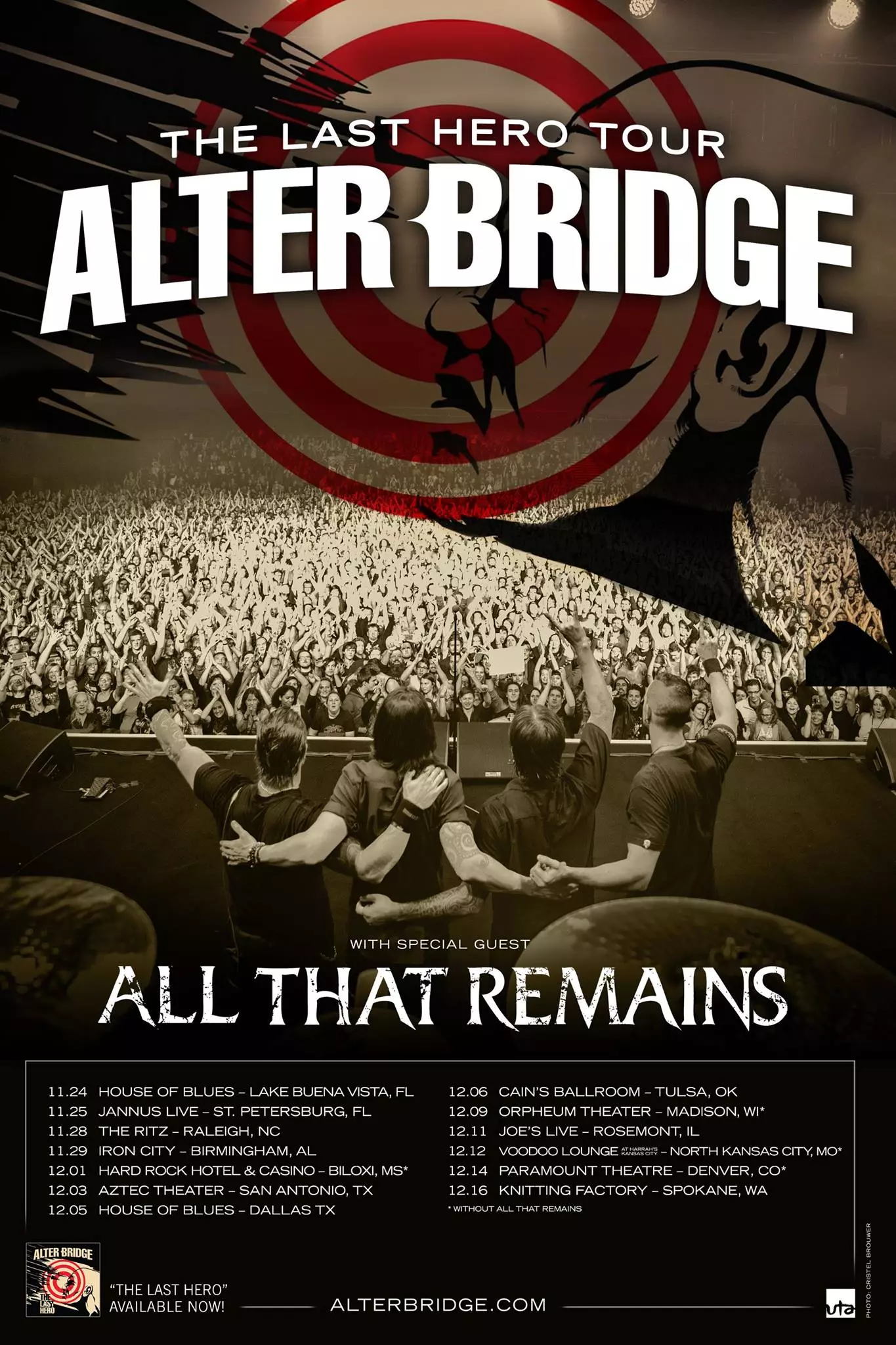 Alter Bridge Announce Headliner Tour Featuring All That Remains