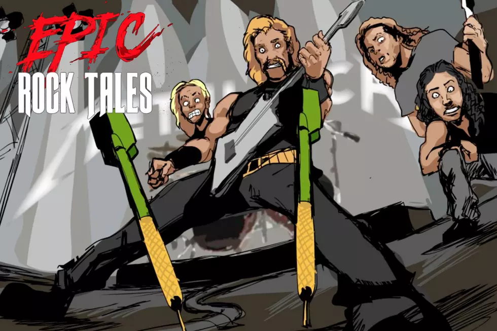Metallica Get Pelted With Darts Onstage - Epic Rock Tales