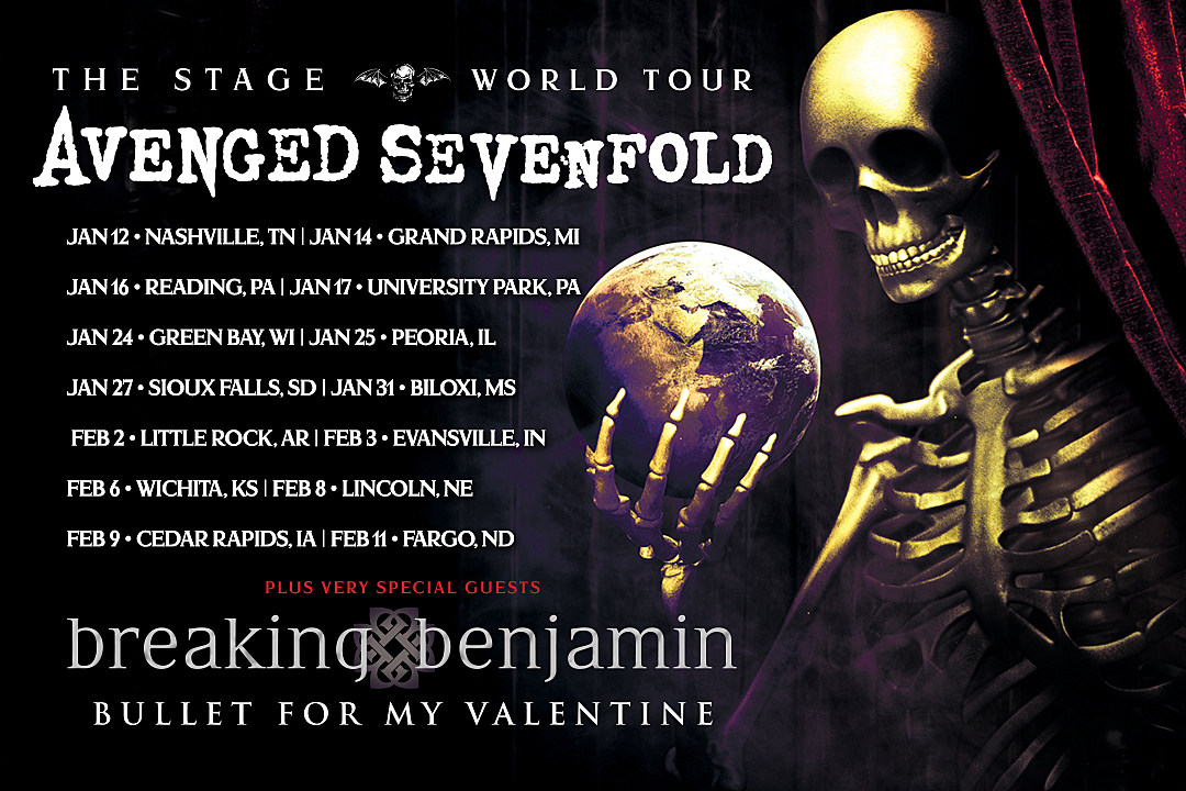 The Stage World Tour Happening Now!, The Stage World Tour is happening  now with special guests Breaking Benjamin and Bullet for My Valentine Get  tickets before they're gone