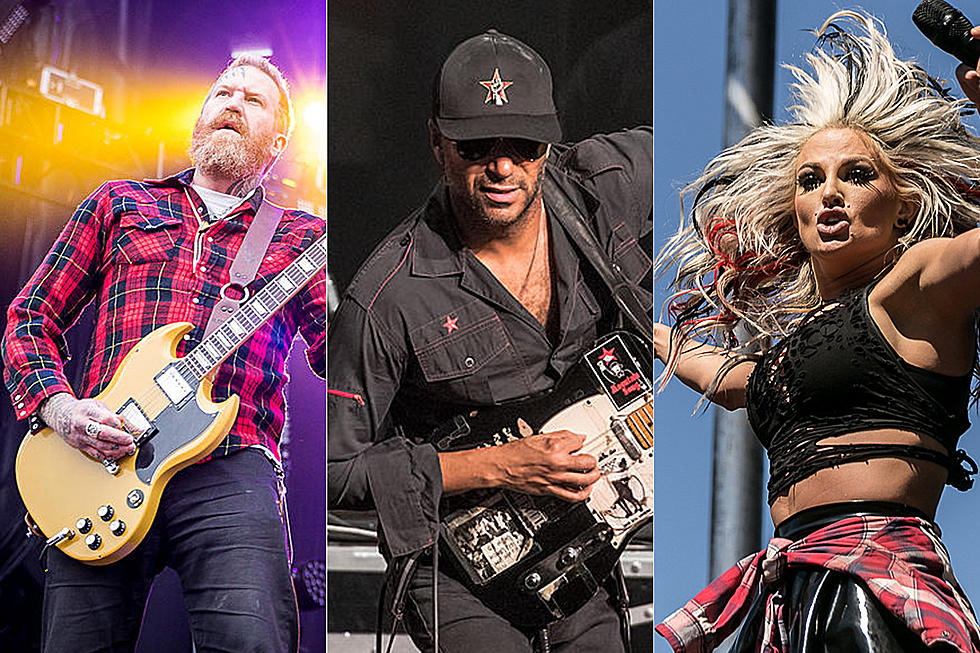 Brent Hinds, Tom Morello + Butcher Babies Dress for Halloween