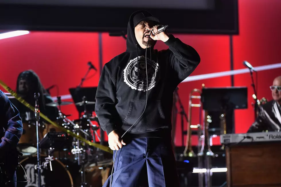 Body Count Rock 'Black Hoodie' at 60th Grammys Premiere Event