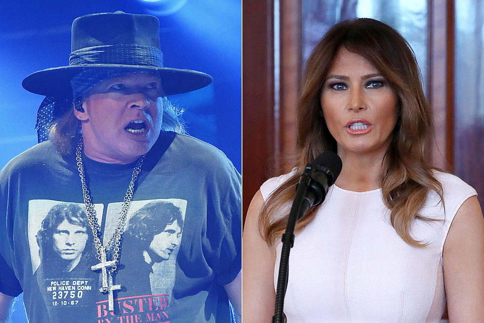 Axl Rose Attacks ‘Alleged Former Hooker’ Melania Trump + Questions First Lady’s Immigration Status