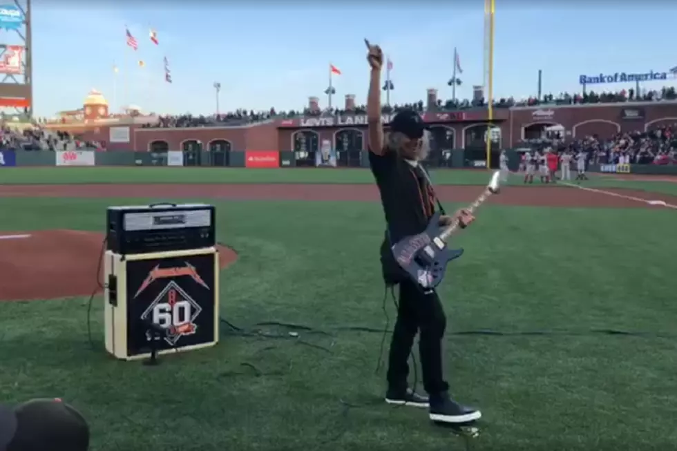 Watch Kirk Hammett Perform National Anthem at S.F. Giants &#8216;Metallica Night&#8217;