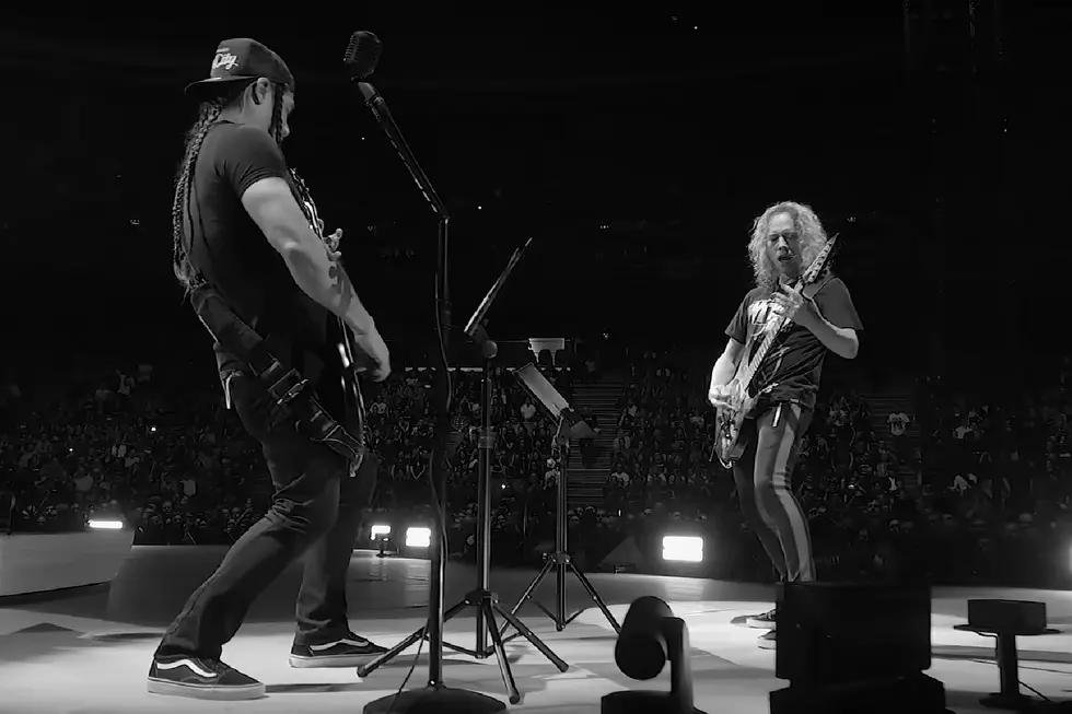 Watch Metallica’s Robert Trujillo + Kirk Hammett Cover Europe’s ‘The Final Countdown’ in Sweden