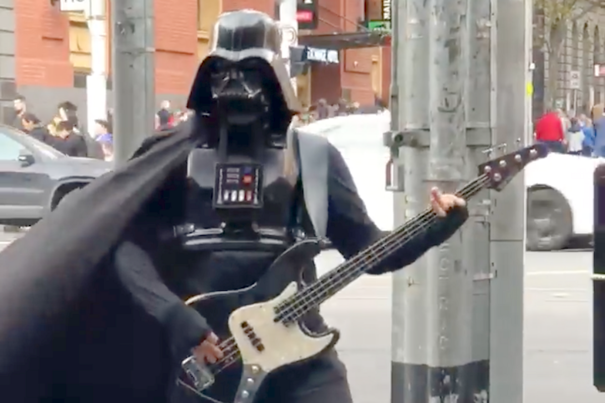 Sam Darth Raver Darth Vader Jams Rage Against the Machine to Fund New Death Star