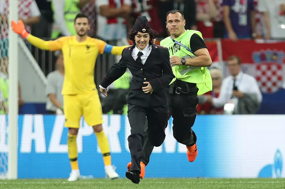 Pussy Riot Invade the Field at France vs. Croatia World Cup Final