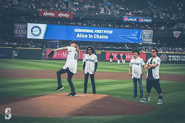 Watch Alice in Chains Throw Out the First Pitch at Seattle Mariners Game