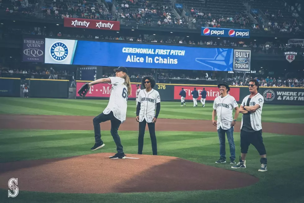 Watch Alice in Chains Throw Out the First Pitch at Mariners Game