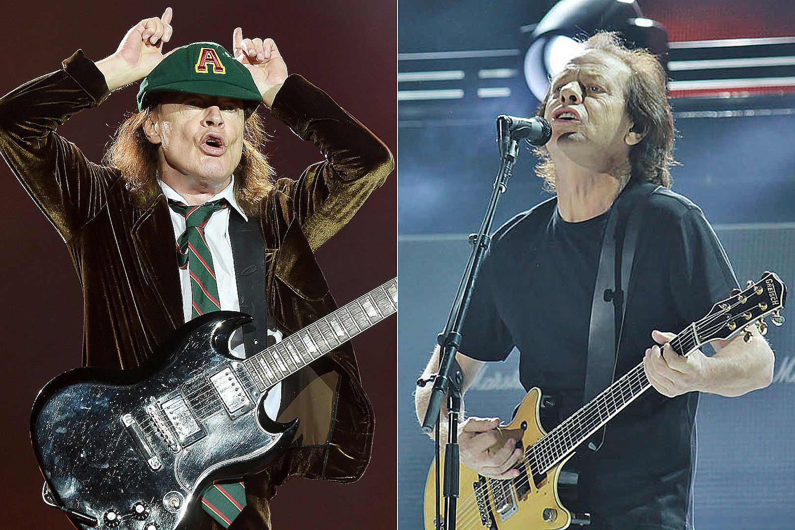 AC/DC's Angus + Stevie Young Spotted Outside Vancouver Studio