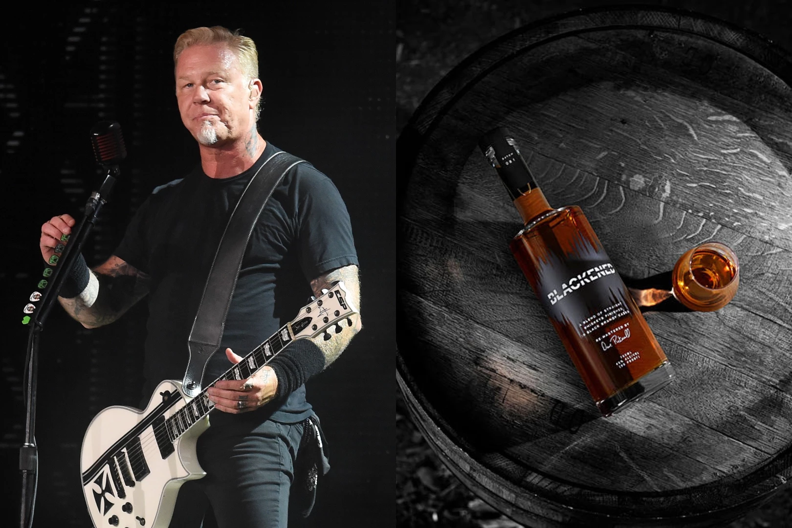 Metallica Introduce 'Blackened,' a Blended American Whiskey