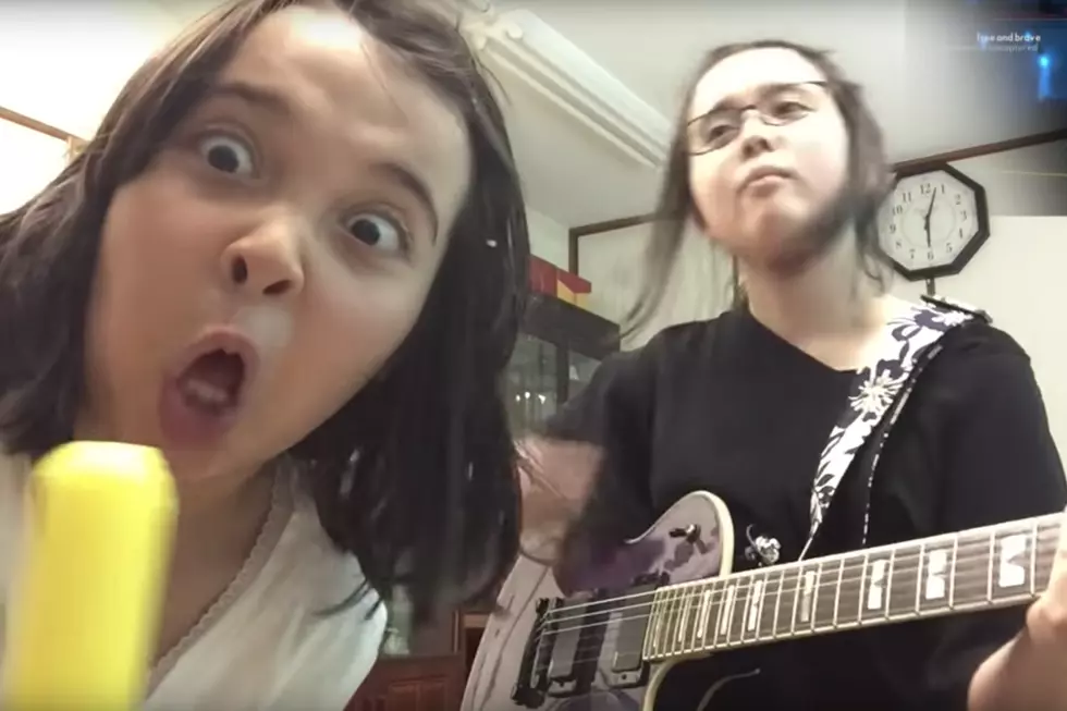 Watch Kid Sisters Crush Slayer’s ‘War Ensemble’ and Judas Priest’s ‘Painkiller’