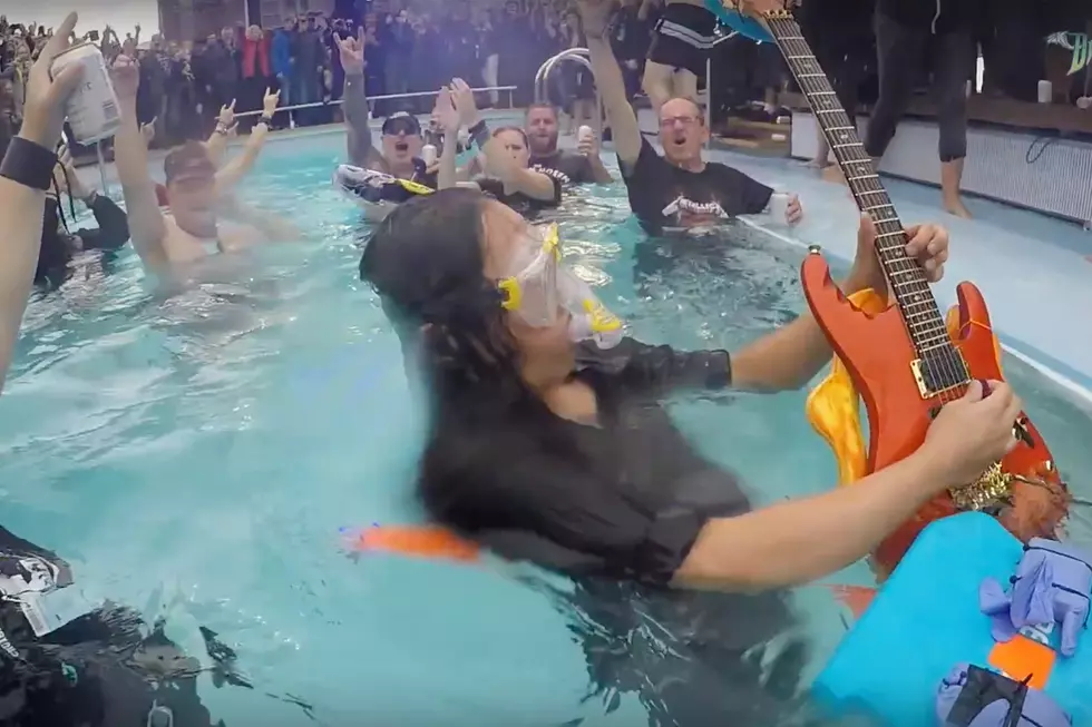 DragonForce's Herman Li Snorkels Underwater During Guitar Solo