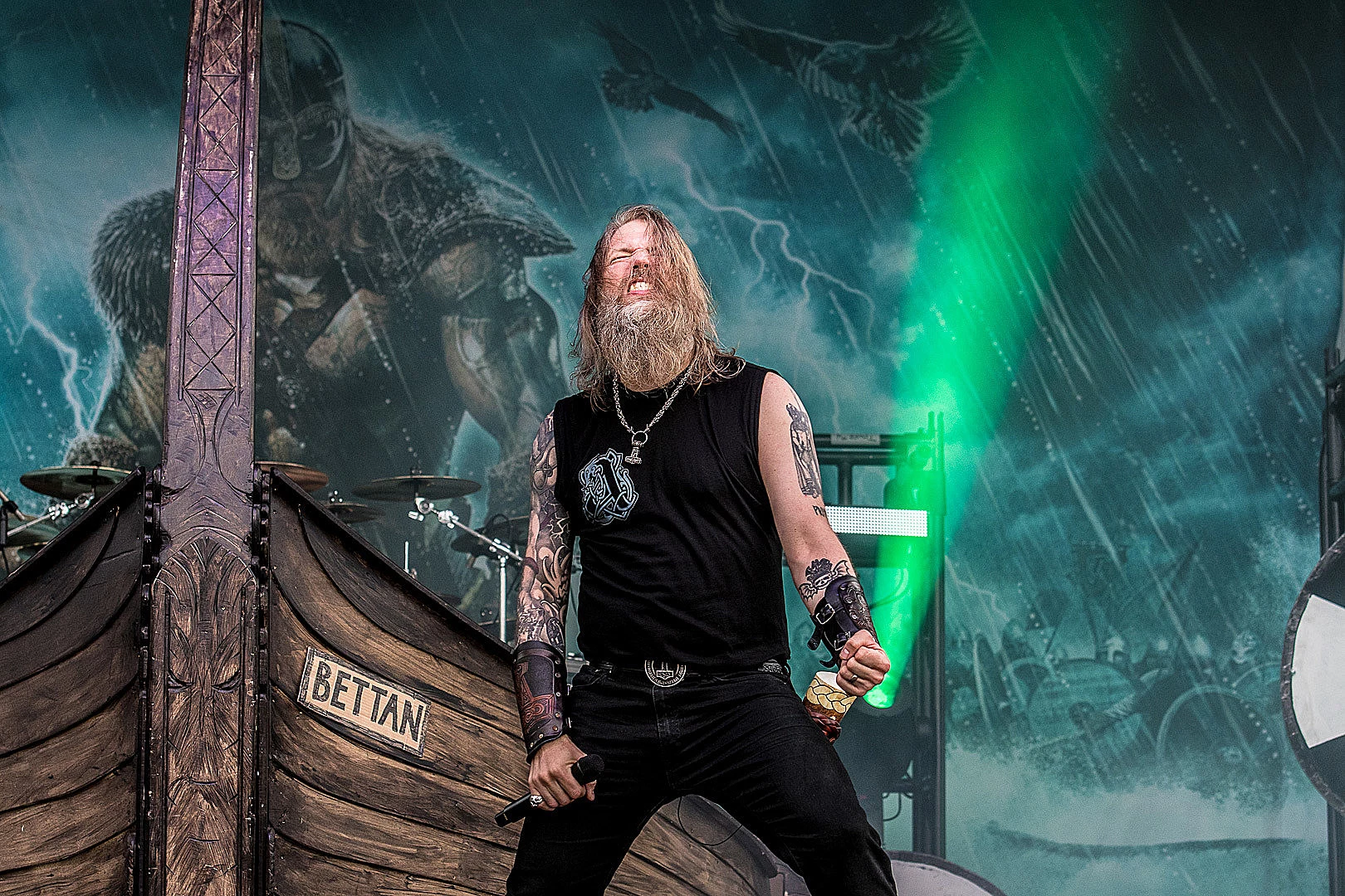 Amon Amarth Debut Bloody 'Crack the Sky' Music Video