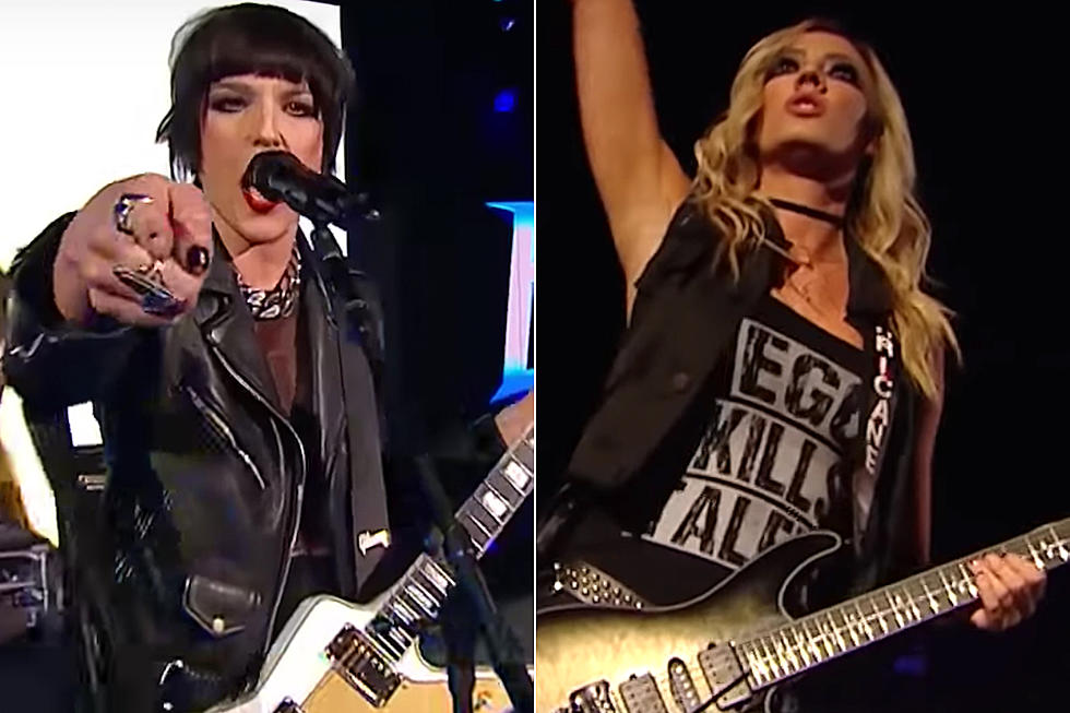 Watch Lzzy Hale + Nita Strauss Open WWE’s First All-Female Pay-Per-View ‘Evolution’