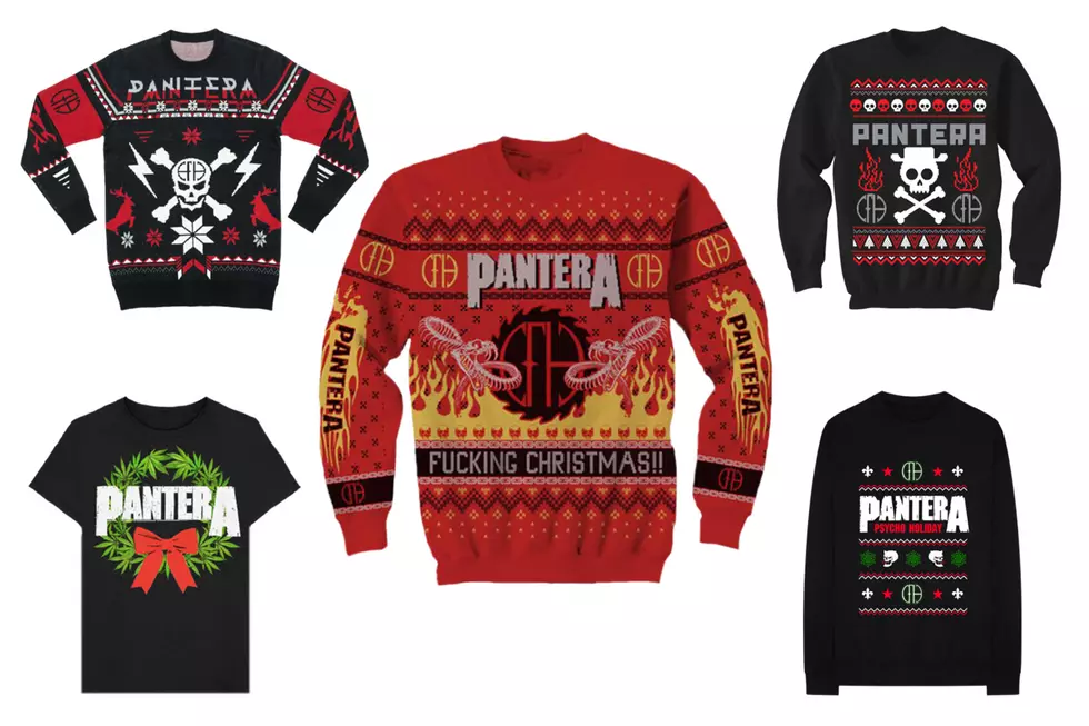 Pantera Christmas Sweaters Are Real and They're Metal as F--k