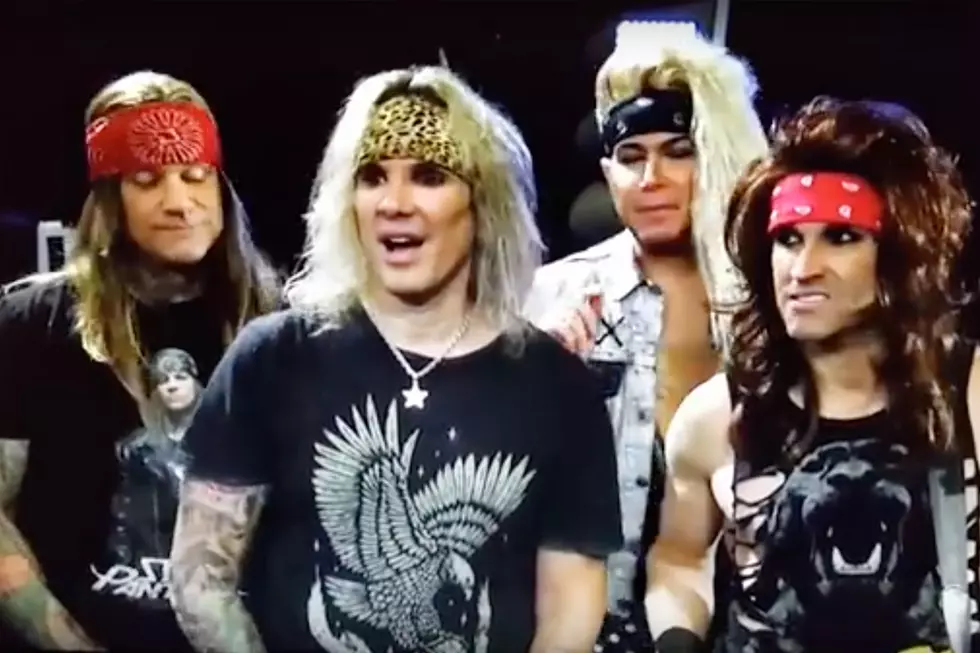 Steel Panther Show Up to Steelers Vs. Panthers Football Game