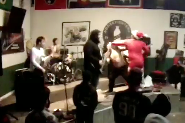 Watch: Santa Claus Beats Up Deathcore Vocalist Onstage