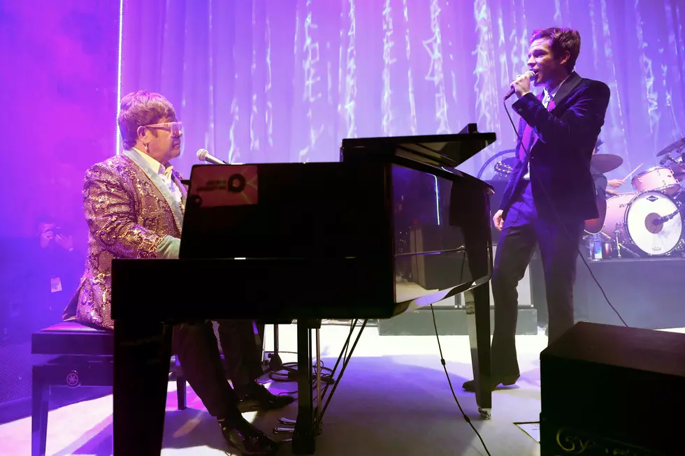 Watch the Killers Rock with Elton John at His Oscars Party