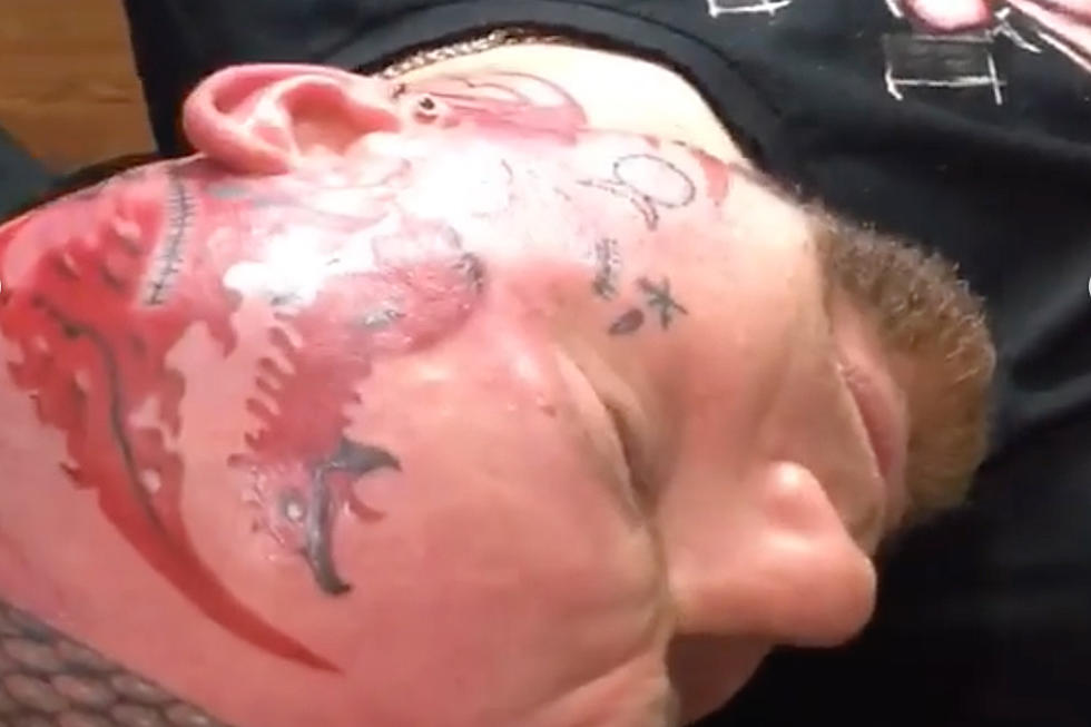 Five Finger Death Punch&#8217;s Ivan Moody Gets Giant Face Tattoo to Mark One Year Sober Anniversary
