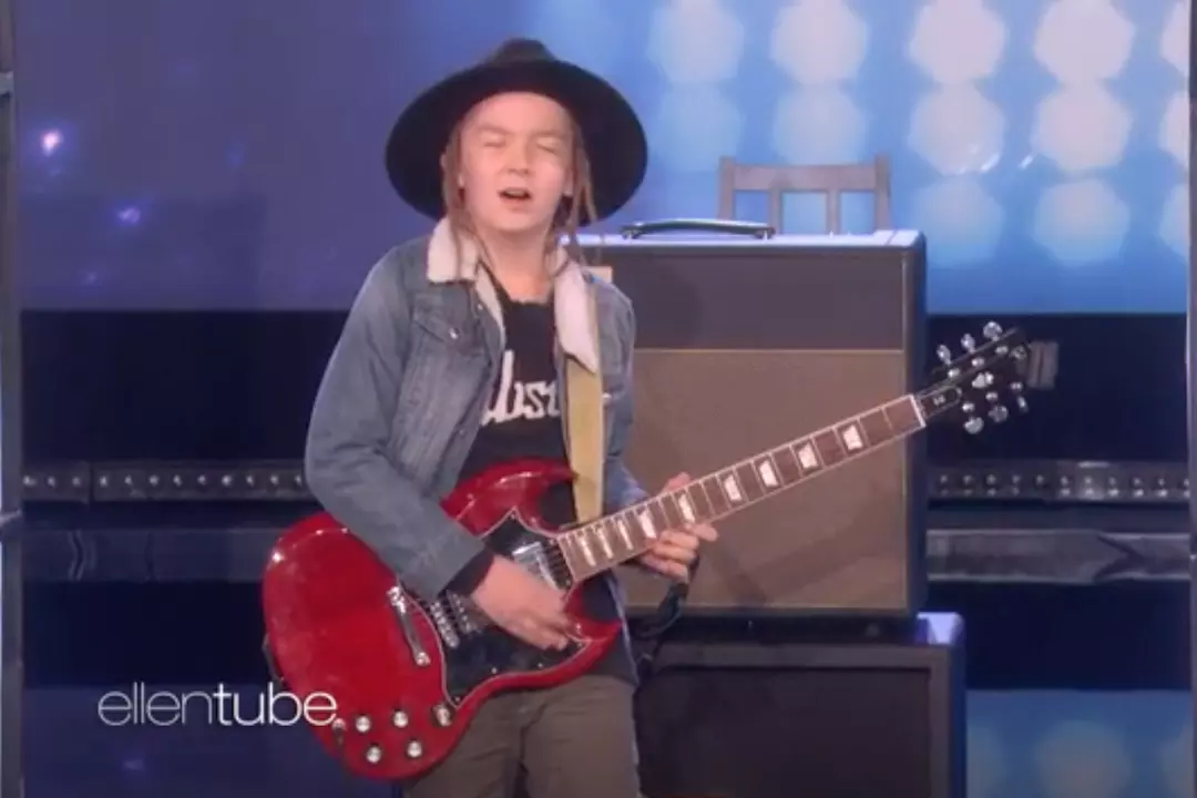 Kid Nails Guns N' Roses 'Sweet Child O' Mine' Solo on 'Ellen'